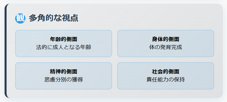 大人なの多角的な視点